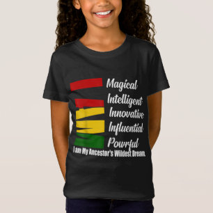 Camiseta Eu sou o unisexo do mês da história negra mágica