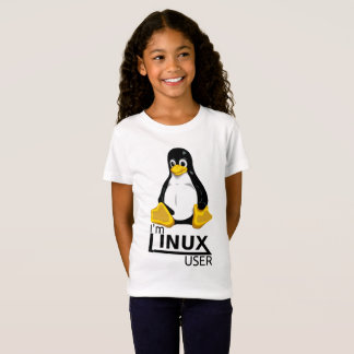 Camiseta Eu sou o usuário do Linux