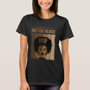 Camiseta Eu sou oficialmente um médico enfermeiro DNP práti