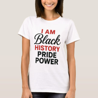 Camiseta Eu Sou Orgulho Poder Empoderamento da História Neg