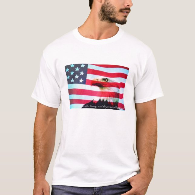 Camiseta Eu sou orgulhoso ser um americano (Frente)