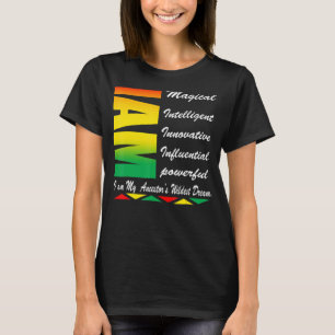 Camiseta Eu sou os meus antepassados sonhos mais selvagens 
