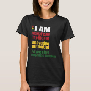 Camiseta EU SOU os Sonhos Mais Selvagens dos Meus Ancestrai
