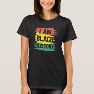 Camiseta Eu Sou Patrimônio Africano Da História Negra Bhm A