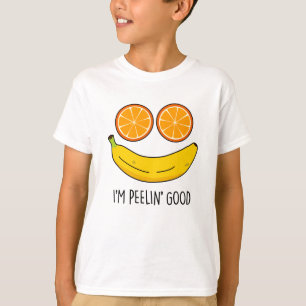 Camiseta Eu sou Peelin Good Funny Fruta Pun