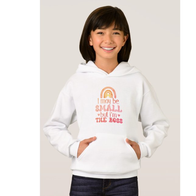Camiseta Eu sou pequeno mas eu sou o chefe (cute  hoodie I am small but i am boss)