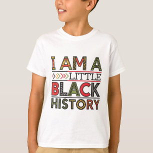 Camiseta Eu Sou Pequeno Mês da História Negra Afro-American