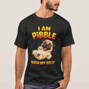 Camiseta Eu Sou Pibble Lave Minha Barriga