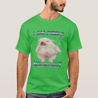 Camiseta Eu Sou Pibble Lave Minha Barriga Cachorro Engraçad