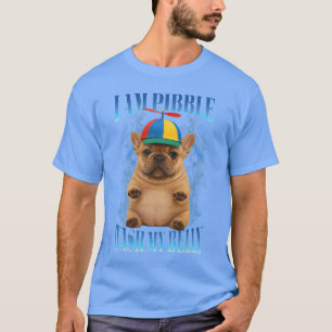 Camiseta Eu sou Pibble Lave Minha Barriga Funny Pit Bull Do
