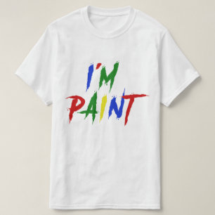 Camiseta Eu sou Pintura - Eu Amo Pintura a Dedo