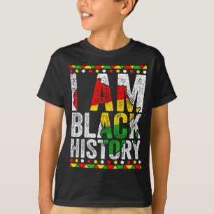 Camiseta Eu Sou Presente da História Negra Orgulho Negro Am