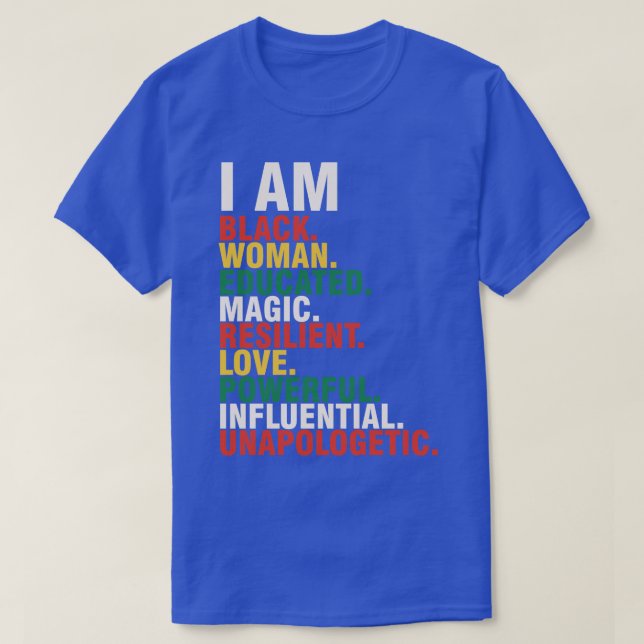 Camiseta Eu sou presente de mês de história (Frente do Design)