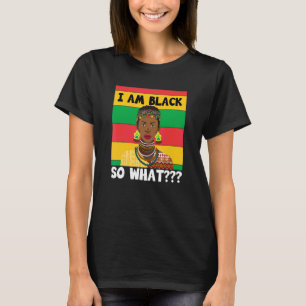 Camiseta Eu Sou Preto Então Que História Negra Mês