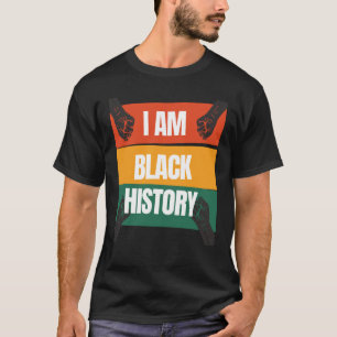 Camiseta Eu sou professor de História Negra Mês Africano-Am