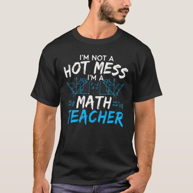 Camiseta Eu sou professor de matemática matemática. (Frente)