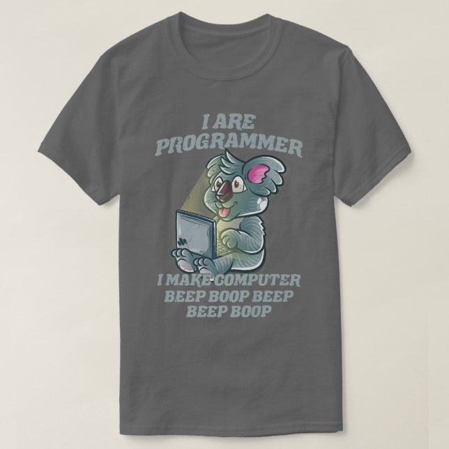 Camiseta Eu sou programador Apresentando o Nerd de TI Geek  (Frente do Design)