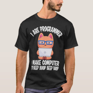 Camiseta Eu sou programador Cat Coder Software Deve