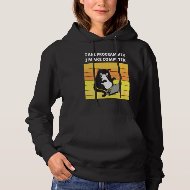 Camiseta Eu sou programador Eu faço computador Cat 1 (Frente)