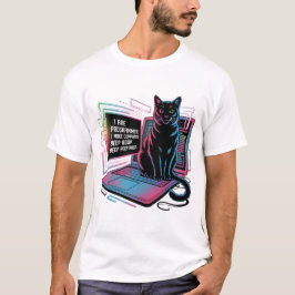 Camiseta Eu sou programador, eu faço o computador BEEP BOOP