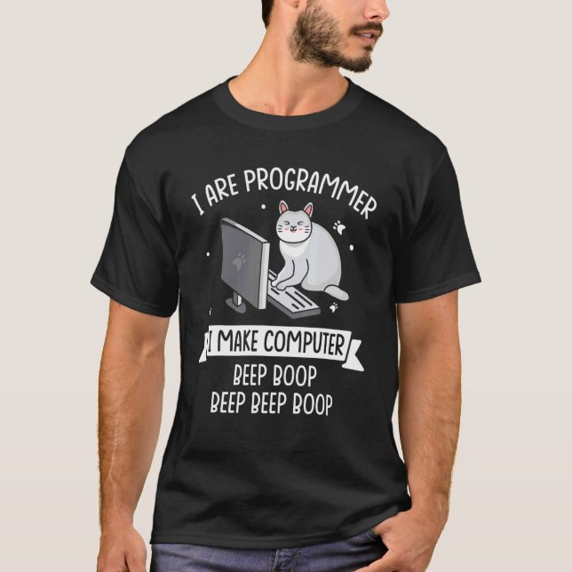 Camiseta Eu sou Programador Software Script Html N (Frente)