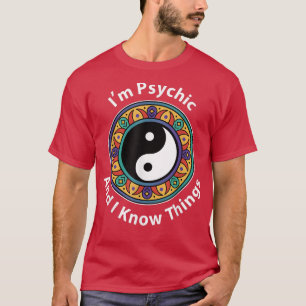 Camiseta Eu sou Psicólogo e sei coisas engraçadas YinYang p
