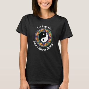 Camiseta Eu sou Psicólogo e sei das coisas YinYang para Cla