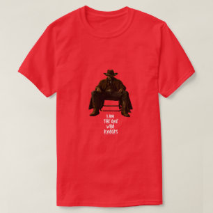Camiseta Eu Sou Quem Bate   Citação Icônica de Café 