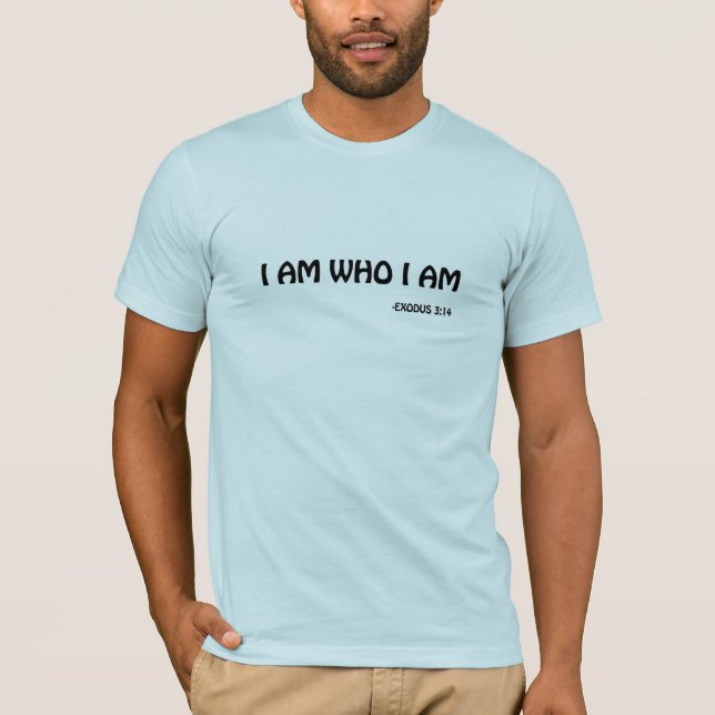 Camiseta Eu sou quem sou Bíblia (Frente)