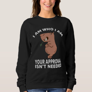 Camiseta Eu sou quem sou sua aprovação não é necessária Cap