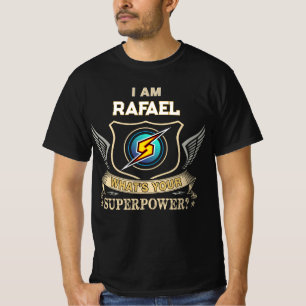 Camiseta Eu Sou RAFAEL Qual É Seu Superpoder