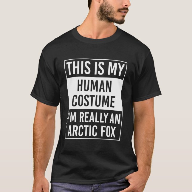Camiseta Eu Sou Realmente Raposa Árctica (Frente)