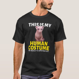 Camiseta Eu Sou Realmente Um Gato Sphynx Sem Pelo Bingus Me