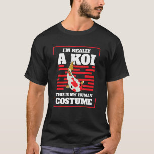 Camiseta Eu Sou Realmente Um Koi Carpa Japonesa Koi Nishiki