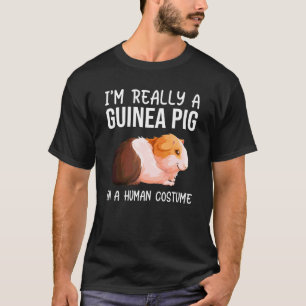 Camiseta Eu Sou Realmente Um Porquinho Da Índia Em Um Figur