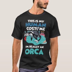 Camiseta Eu sou realmente uma orca - amante de baleias biól