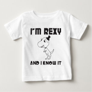 Camiseta Eu sou Rexy e eu sei-o