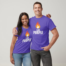 Camiseta Eu sou Roxo Tee