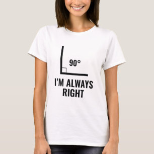 Camiseta Eu sou sempre direito