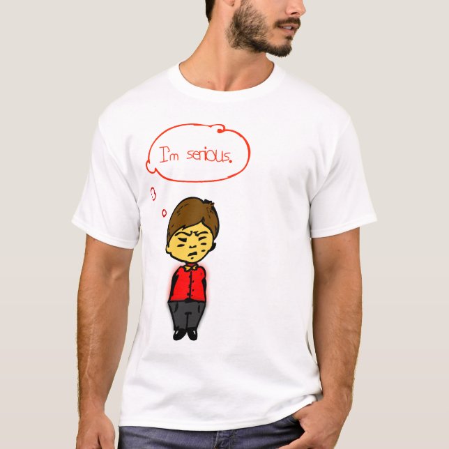Camiseta Eu sou sério (Frente)
