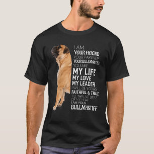 Camiseta Eu Sou Seu Amigo Seu Parceiro Seu Cachorro Bullmas