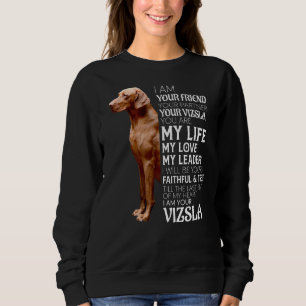 Camiseta Eu Sou Seu Amigo Seu Parceiro Seu Vizsla Cachorro 