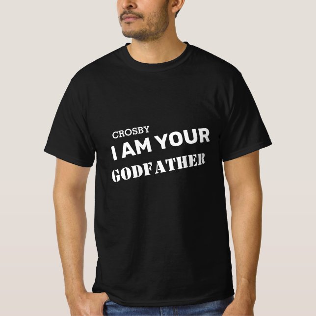 Camiseta Eu Sou Seu Padrinho – Presente Divertido  (Frente)