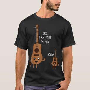 Camiseta Eu Sou Seu Pai Engraçado Ukulele Banjo Guitar Pl