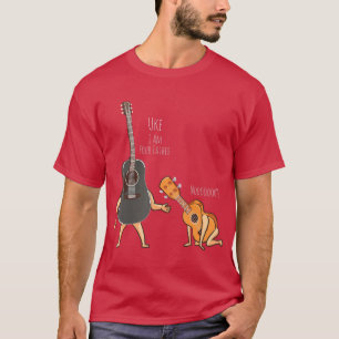 Camiseta Eu sou seu pai Guitar Ukulele Music Hilariou