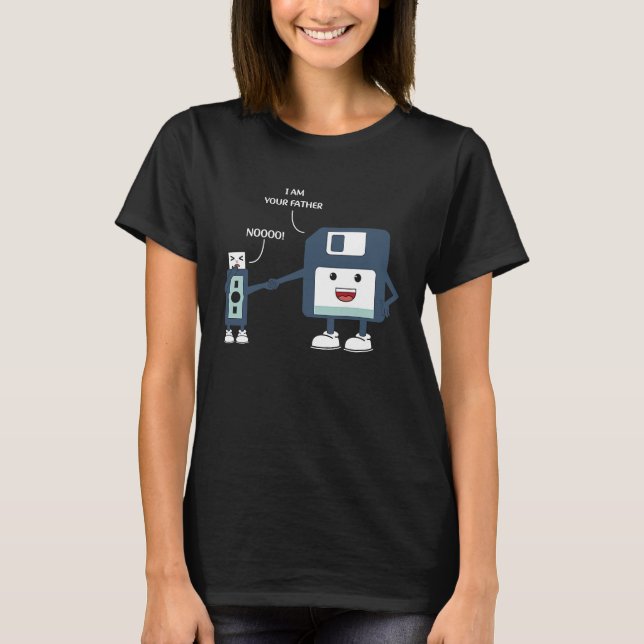 Camiseta Eu sou seu pai programador de geek nerd (Frente)