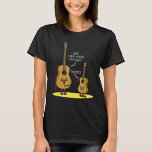 Camiseta Eu Sou Seu Pai Ukulele Guitar Music