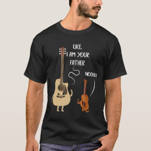 Camiseta Eu Sou Seu Pai Ukulele Guitar Música Para Homens