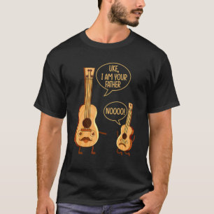 Camiseta Eu Sou Seu Pai Ukulele, Jogador De Música De Violã