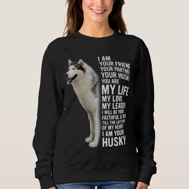 Camiseta Eu Sou Seu Rouco Cachorro Siberiano (Frente)